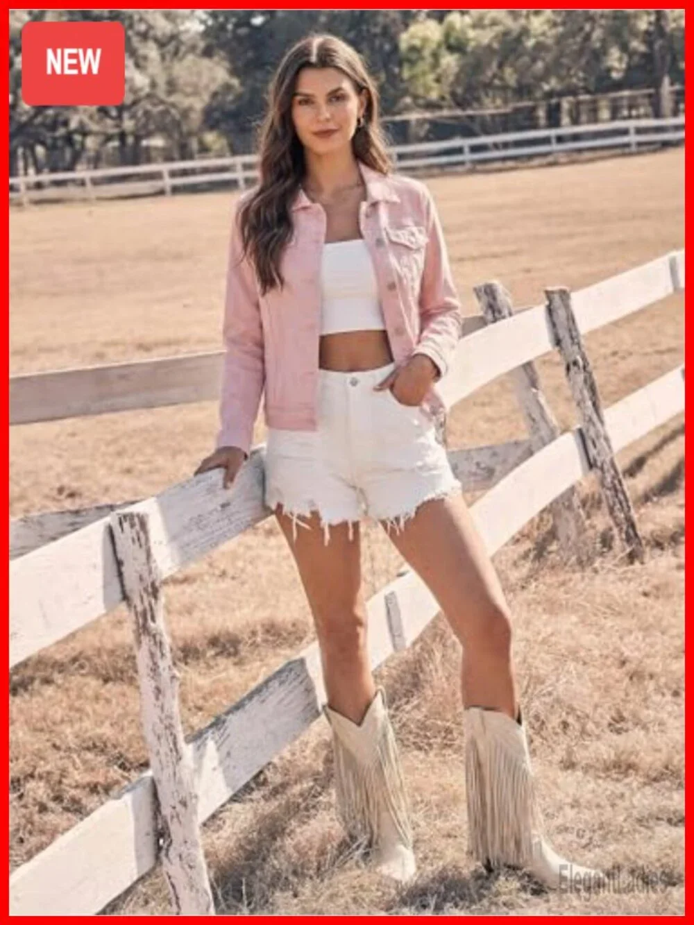 Women's Basic Button Down Stretch Fitted Long Sleeve Denim Jean Jacket